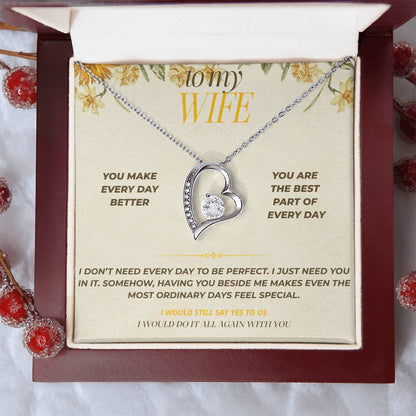 S121 - You Are The Best Part Of Every Day – Forever Love Necklace From Husband