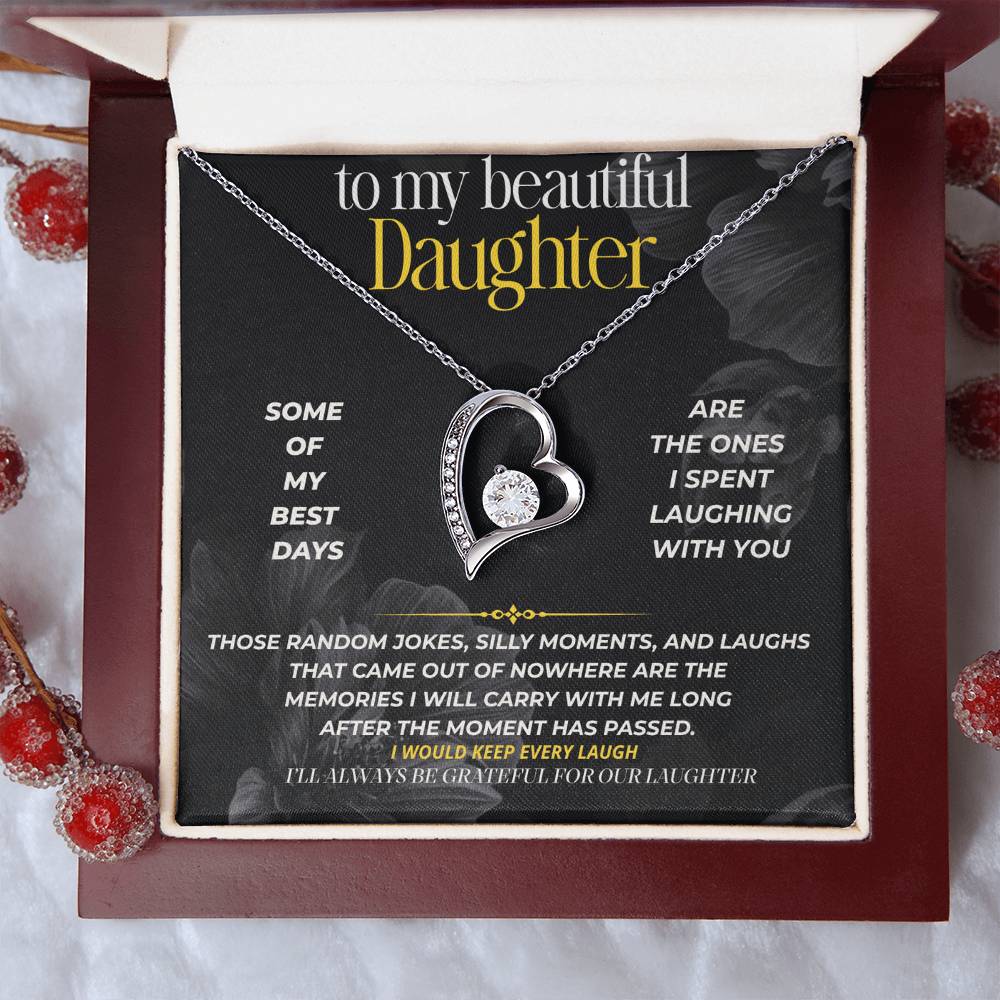 S286 - I’ll Always Be Grateful For Every Laugh We Shared – Forever Love Necklace From Dad