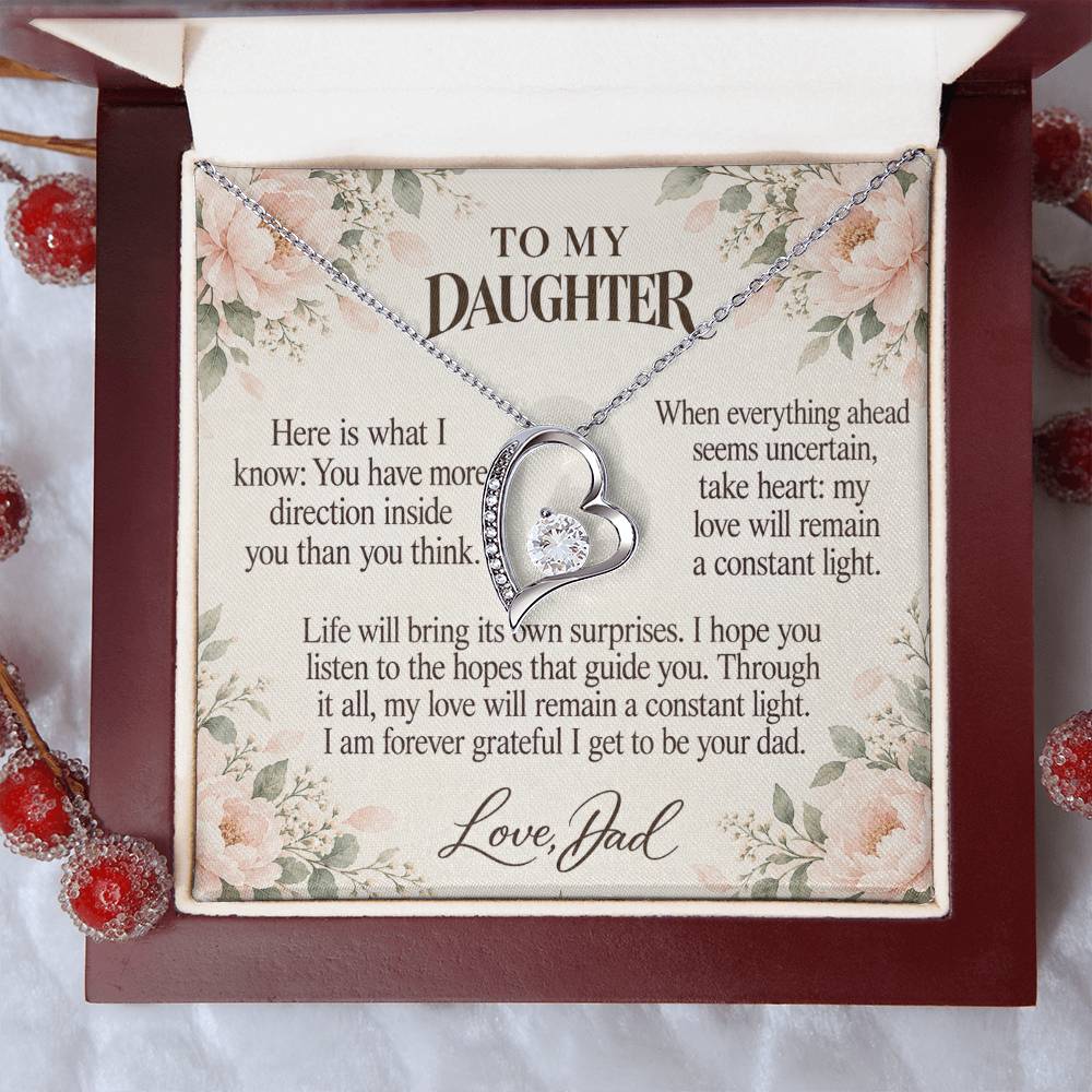 C695 - My North Star And The Words I Hope You Always Remember - Forever Love Necklace