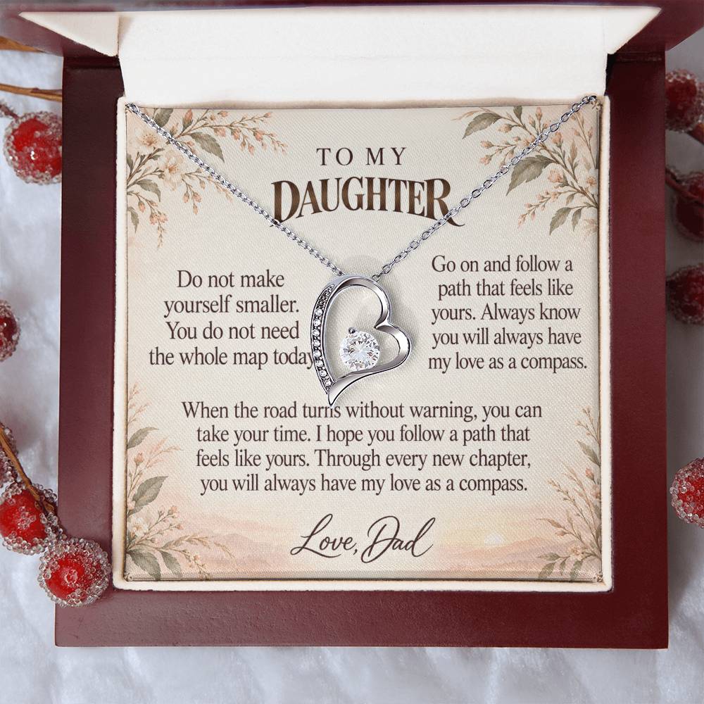 C577 - The Long Road Ahead And A Promise To Carry Into New Chapters - Forever Love Necklace