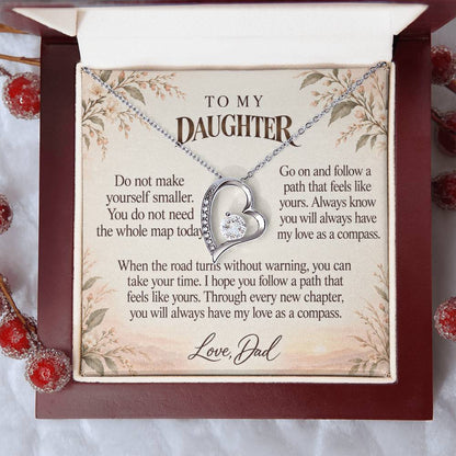 C577 - The Long Road Ahead And A Promise To Carry Into New Chapters - Forever Love Necklace