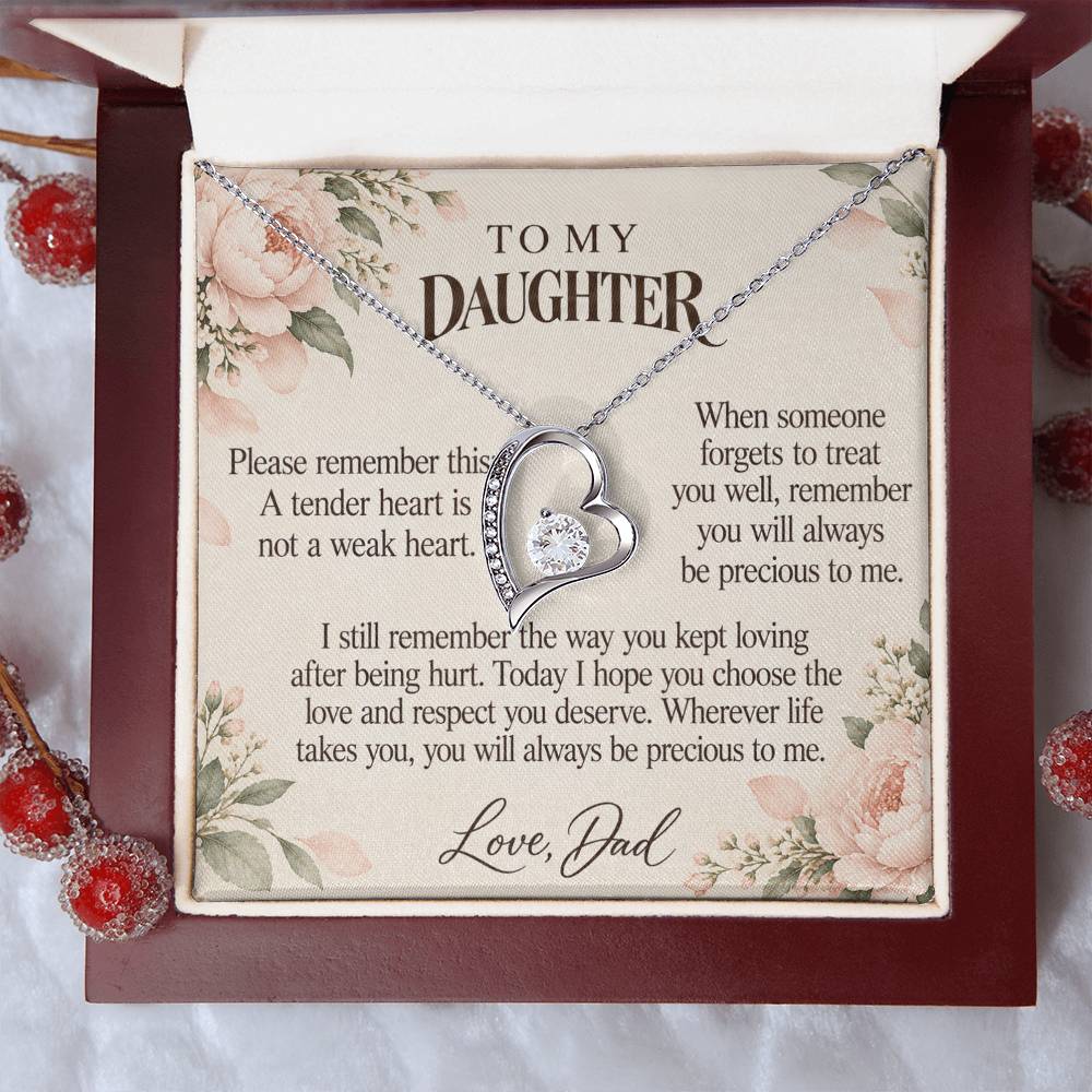 C616 - After The Heartbreak And Quiet Words For Your Hardest Days - Forever Love Necklace