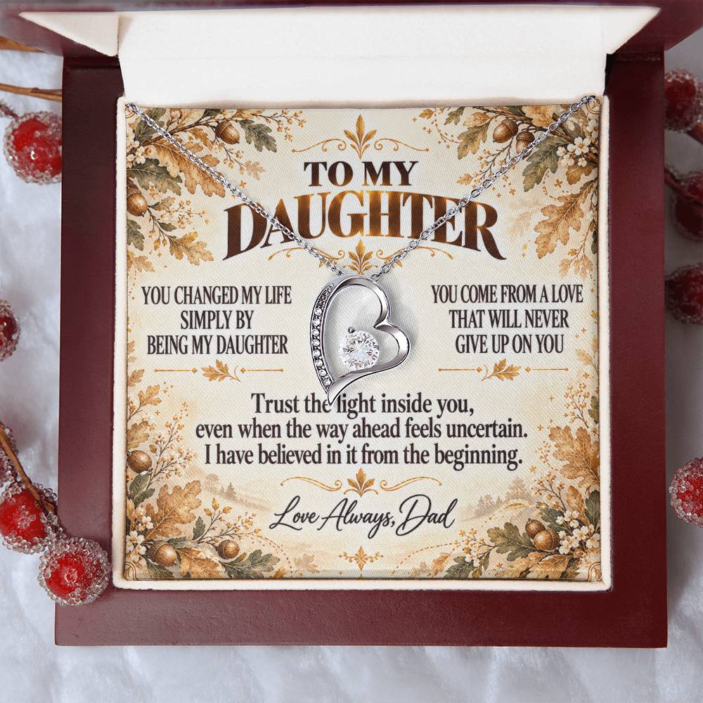 C320 - You Made Me A Better Man Simply By Giving Me The Honor Of Being Your Dad - Forever Love Necklace