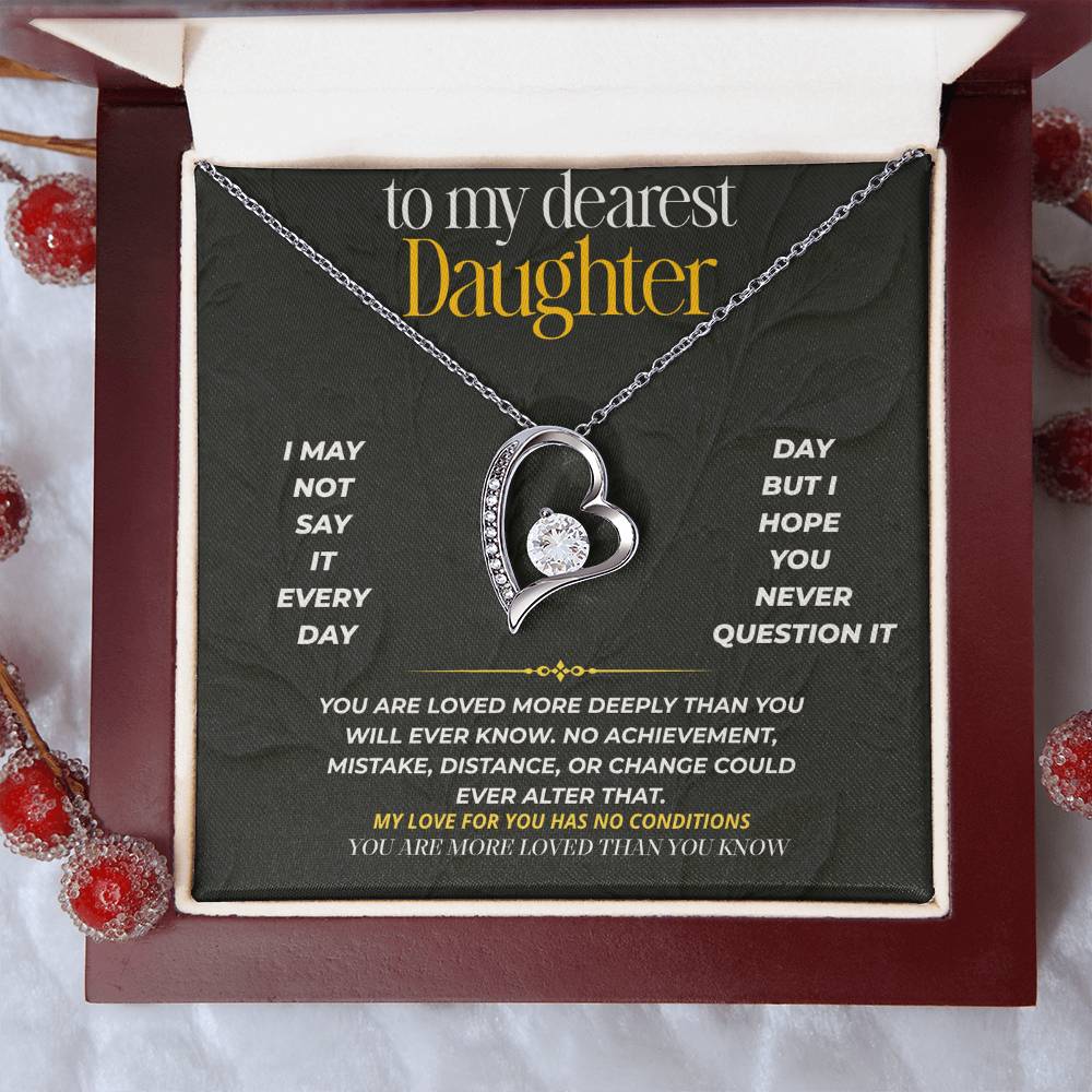 S207 - I Hope You Always Know How Loved You Are – Forever Love Necklace From Dad