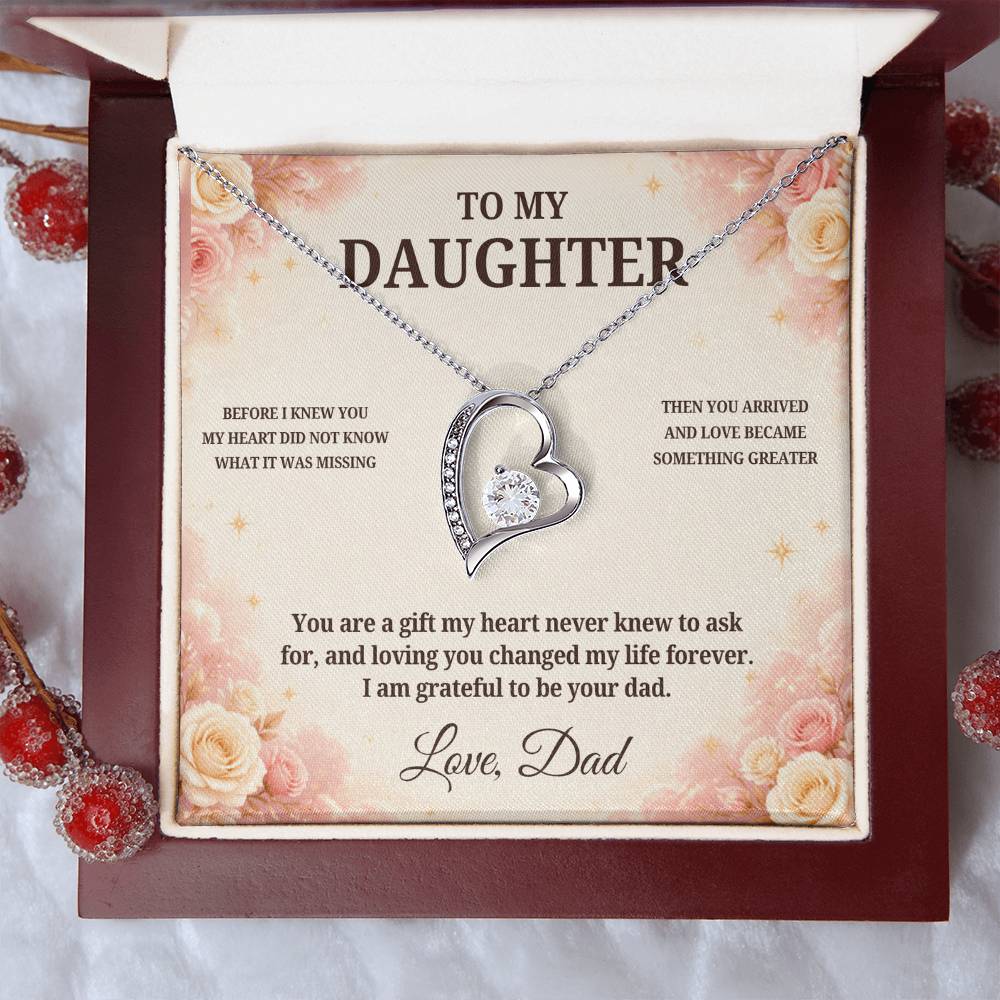 C25 - You Are A Dream I Never Knew My Heart Was Waiting To Love So Deeply - Forever Love Necklace