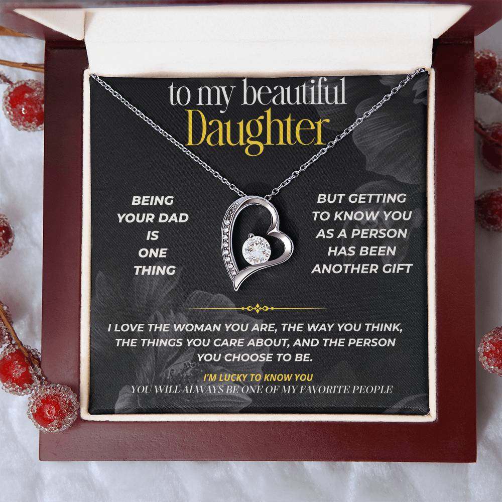 S298 - You Will Always Be One Of My Favorite People – Forever Love Necklace From Dad