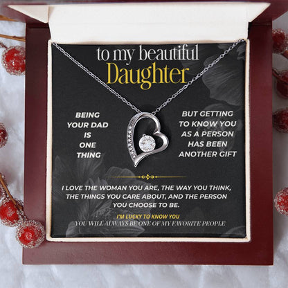 S298 - You Will Always Be One Of My Favorite People – Forever Love Necklace From Dad