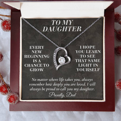 C165 - Never Doubt How Much Joy You Brought Into My Life From The Day You Arrived - Forever Love Necklace