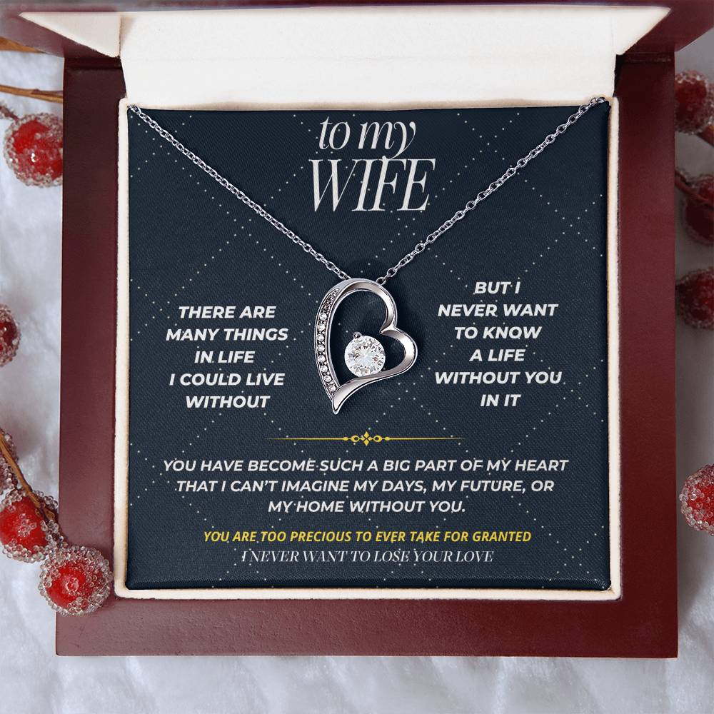 S103 - You’re The Love I Never Want To Lose – Forever Love Necklace From Husband
