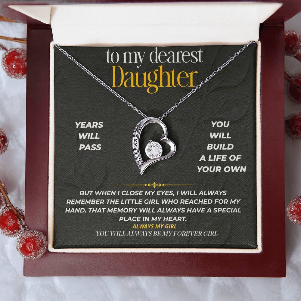 S223 - You Are My Forever Girl – Forever Love Necklace From Dad