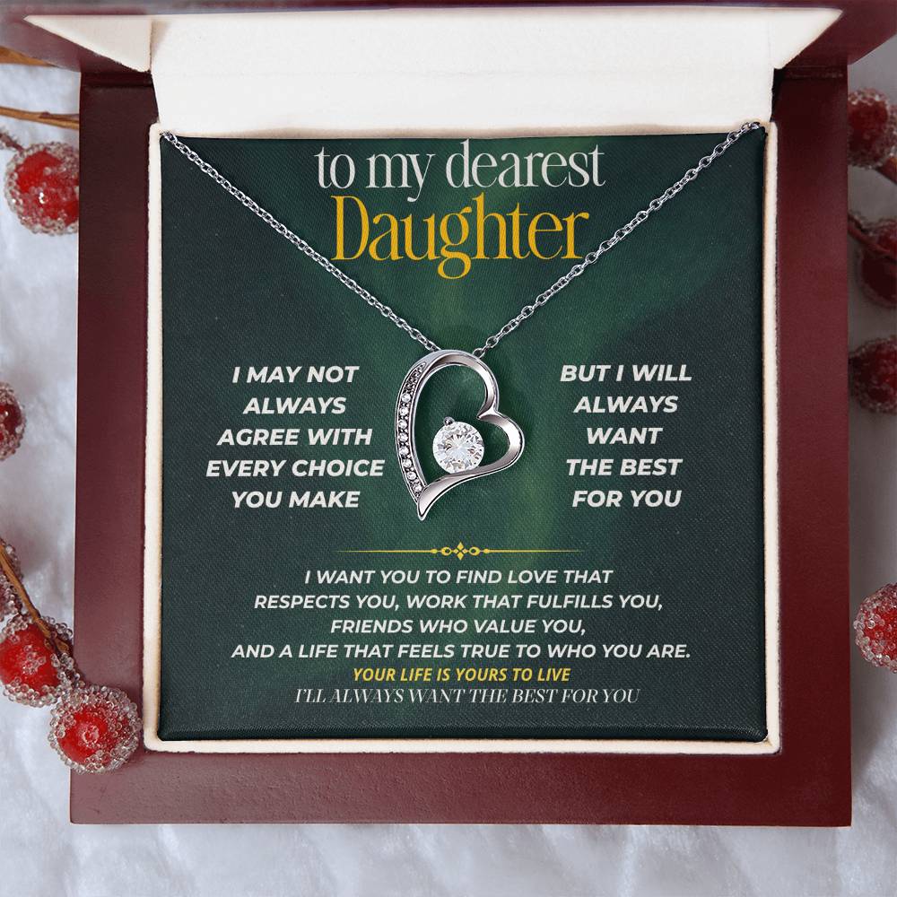 S246 - I’ll Always Want The Best For You – Forever Love Necklace From Dad