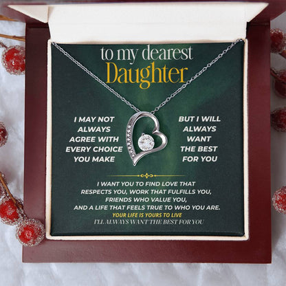 S246 - I’ll Always Want The Best For You – Forever Love Necklace From Dad