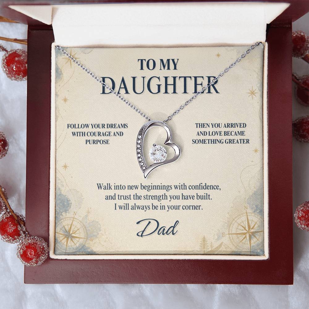 C84 - When You Feel Lost Remember The Love That Raised You Will Always Help Guide You Home - Forever Love Necklace