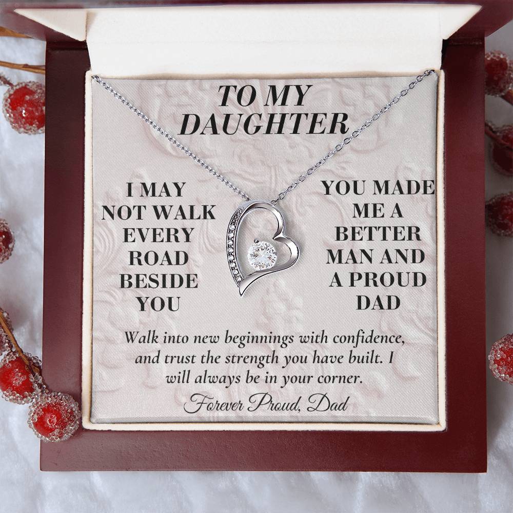 C199 - The Greatest Gift Life Gave Me Was The Chance To Love You As Your Dad - Forever Love Necklace