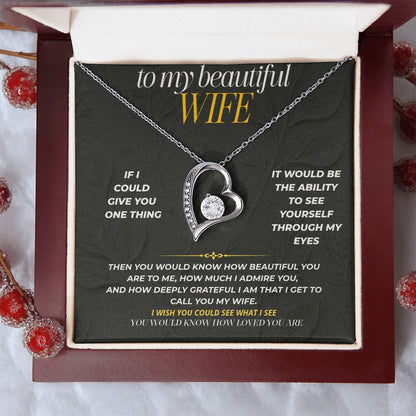 S199 - If I Could Give You One Thing – Forever Love Necklace From Husband