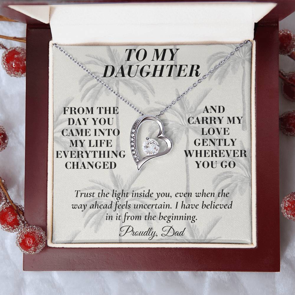 C190 - If You Ever Forget How Special You Are Remember Dad Has Never Forgotten For A Single Day - Forever Love Necklace