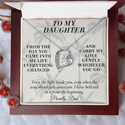 C190 - If You Ever Forget How Special You Are Remember Dad Has Never Forgotten For A Single Day - Forever Love Necklace