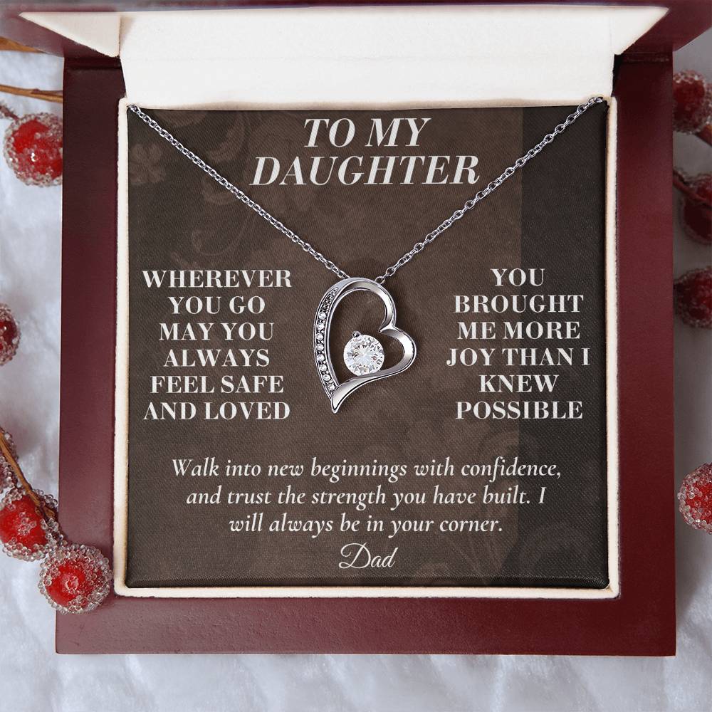 C164 - My Love Will Be Your Quiet Home Wherever Your Journey Takes You - Forever Love Necklace