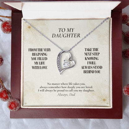 C106 - From The Very Beginning You Filled My Life With Love Pride And Joy - Forever Love Necklace
