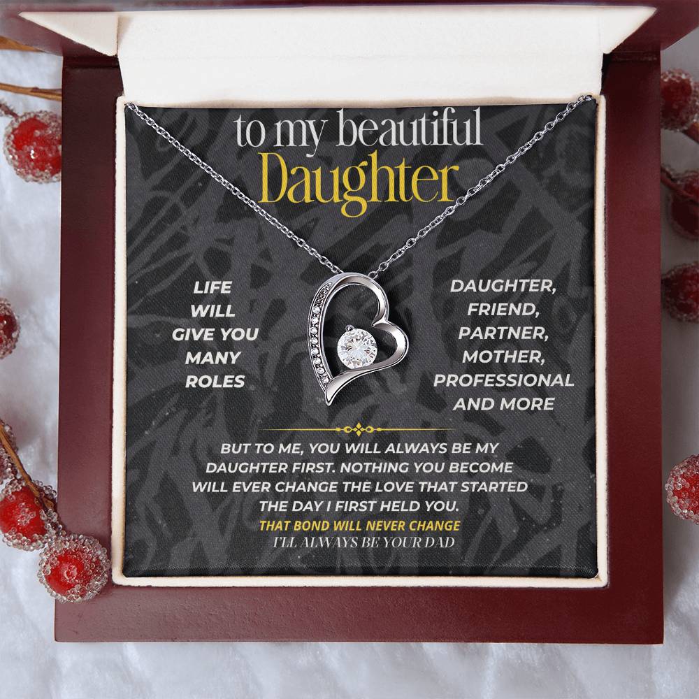 S280 - I’ll Always Be Your Dad Before Anything Else – Forever Love Necklace From Dad