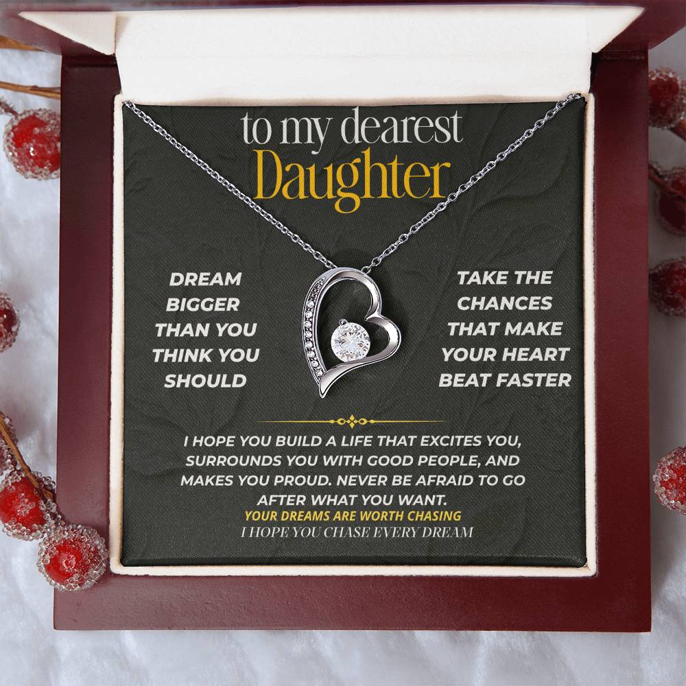 S237 - I Hope You Chase Every Dream – Forever Love Necklace From Dad
