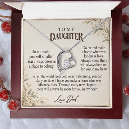 C527 - The Front Door Is Always Open And A Promise To Carry Into New Chapters - Forever Love Necklace