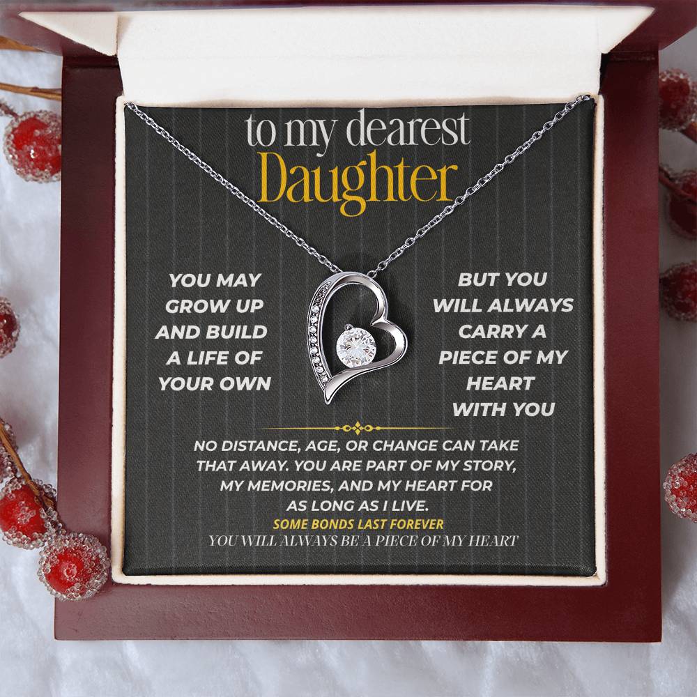 S260 - You Will Always Be A Piece Of My Heart – Forever Love Necklace From Dad
