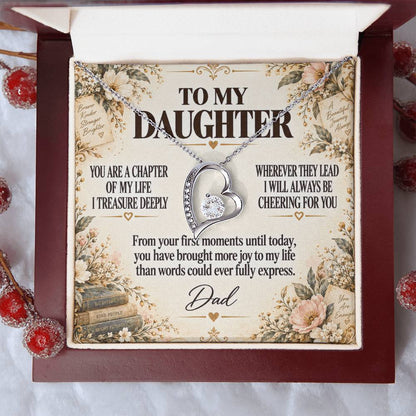 C212 - You Are The Beautiful Chapter Of My Life I Will Always Read With Pride - Forever Love Necklace
