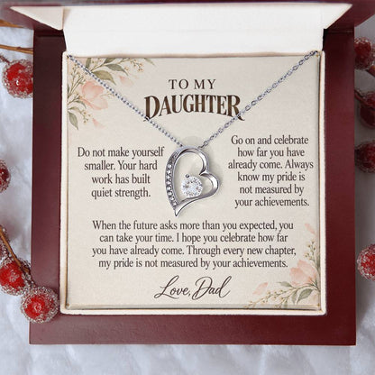 C532 - Your Graduation Day And A Promise To Carry Into New Chapters - Forever Love Necklace