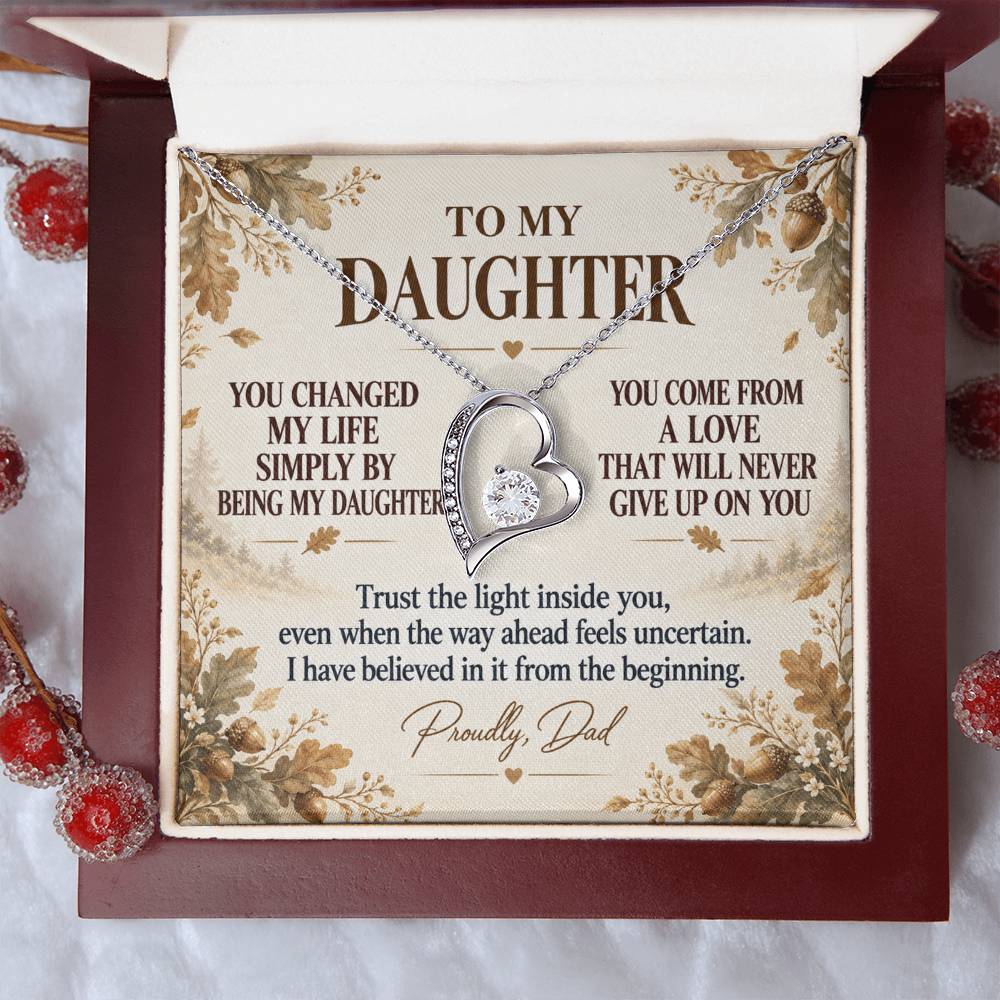 C270 - You Made Me A Better Man Simply By Giving Me The Honor Of Being Your Dad - Forever Love Necklace