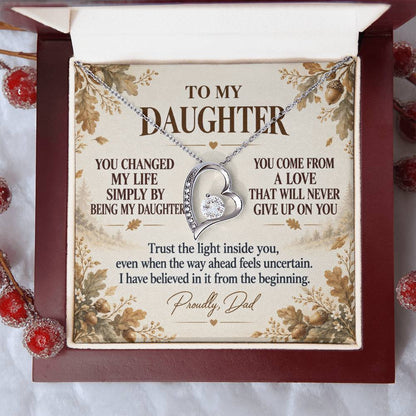 C270 - You Made Me A Better Man Simply By Giving Me The Honor Of Being Your Dad - Forever Love Necklace