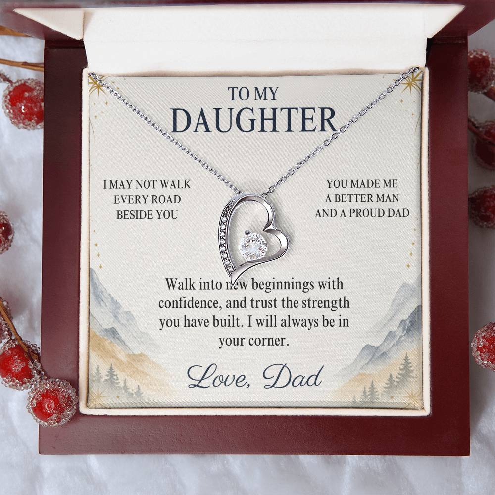C99 - The Greatest Gift Life Gave Me Was The Chance To Love You As Your Dad - Forever Love Necklace