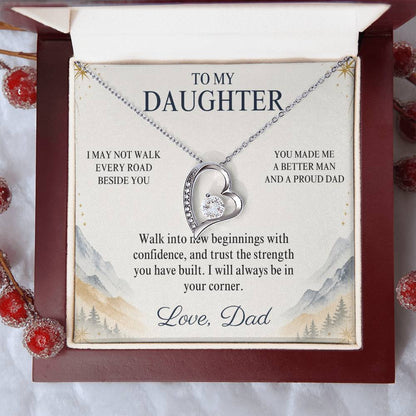 C99 - The Greatest Gift Life Gave Me Was The Chance To Love You As Your Dad - Forever Love Necklace