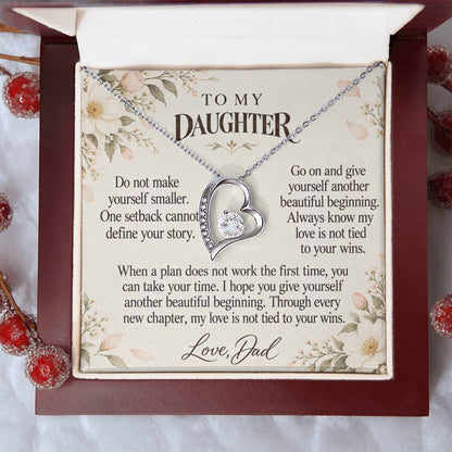 C612 - A Second Chance To Bloom And A Promise To Carry Into New Chapters - Forever Love Necklace