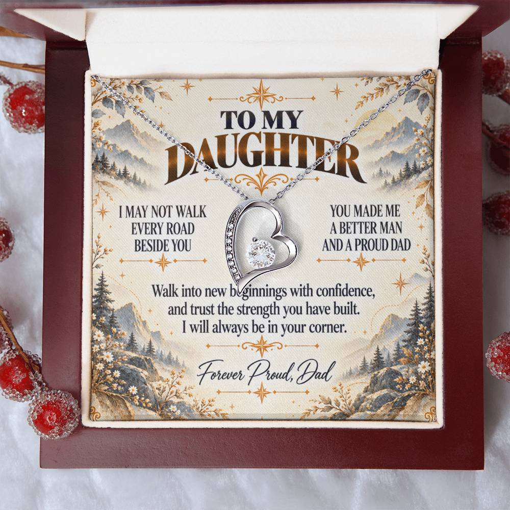 C399 - The Greatest Gift Life Gave Me Was The Chance To Love You As Your Dad - Forever Love Necklace