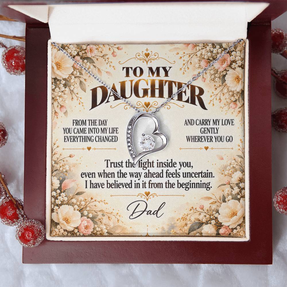 C340 - If You Ever Forget How Special You Are Remember Dad Has Never Forgotten For A Single Day - Forever Love Necklace