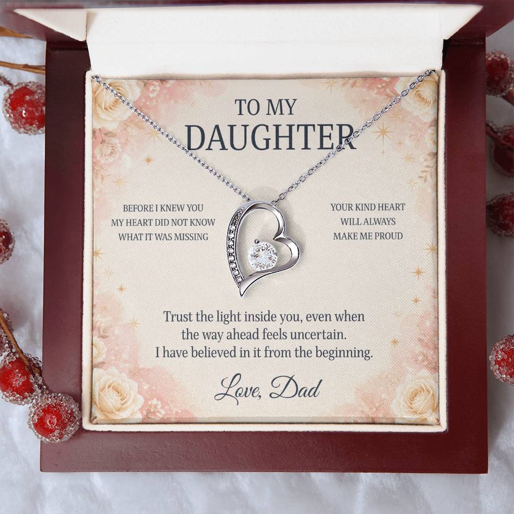 C75 - You Are A Dream I Never Knew My Heart Was Waiting To Love So Deeply - Forever Love Necklace