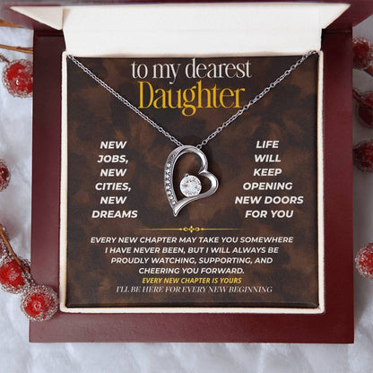 S255 - I’ll Be Here For Every New Beginning – Forever Love Necklace From Dad