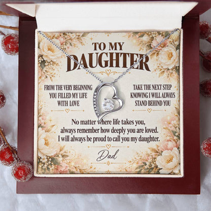 C356 - From The Very Beginning You Filled My Life With Love Pride And Joy - Forever Love Necklace
