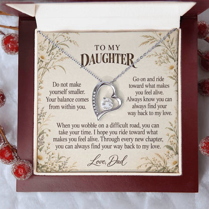 C522 - The Bicycle I Let Go And A Promise To Carry Into New Chapters - Forever Love Necklace