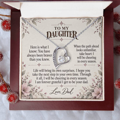 C510 - The First Steps We Cheered And The Words I Hope You Always Remember - Forever Love Necklace
