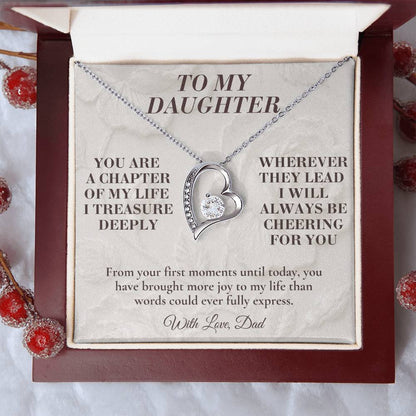 C137 - You Do Not Have To Be Perfect To Make Me Proud You Only Have To Be Yourself - Forever Love Necklace