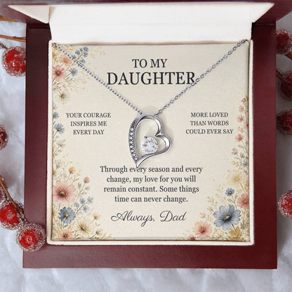 C98 - Your Story Is Only Beginning And I Will Always Be Proud To Watch You Write Every Chapter - Forever Love Necklace