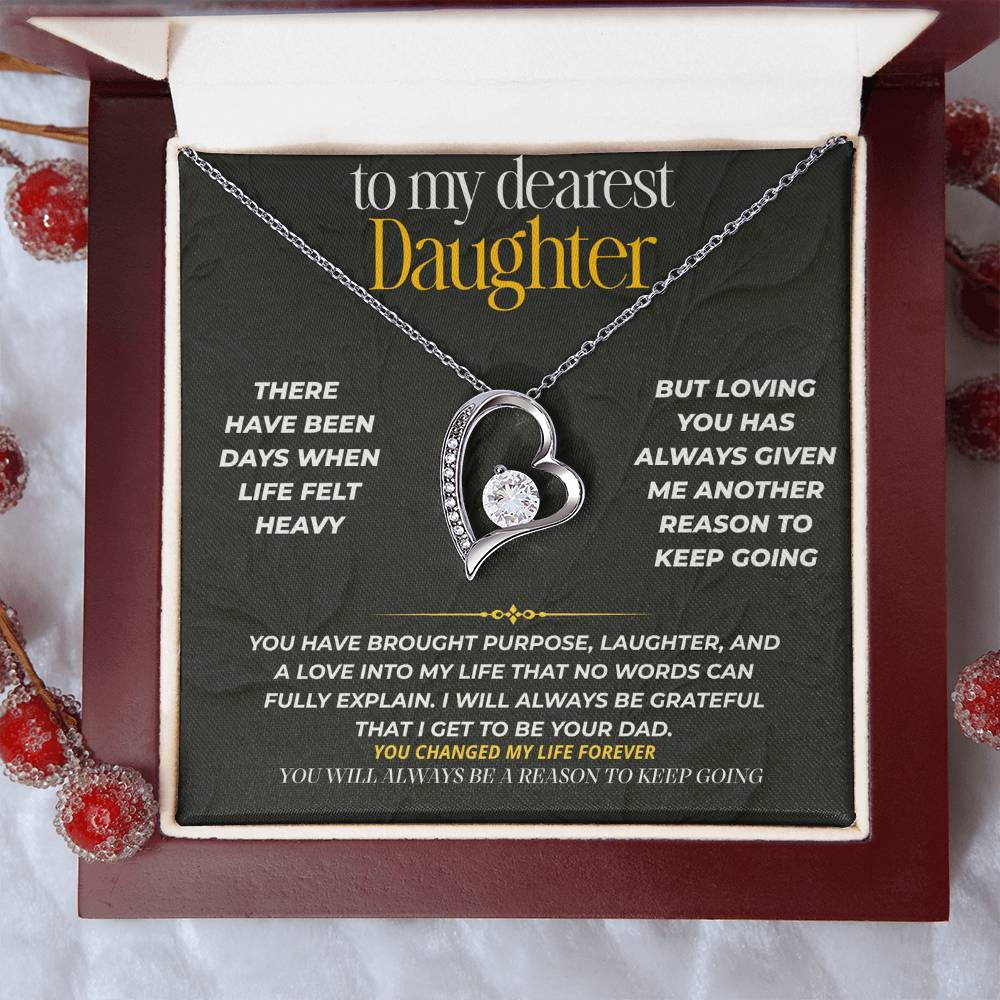 S229 - You Are My Reason To Keep Going – Forever Love Necklace From Dad