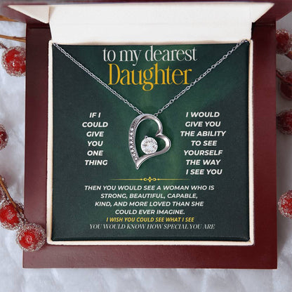 S249 - If I Could Give You One Thing – Forever Love Necklace From Dad