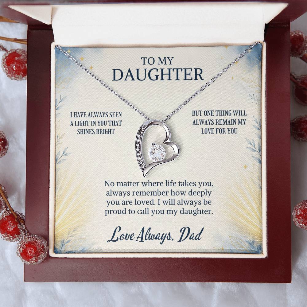 C96 - When Life Asks You To Be Strong Remember You Have Always Been Stronger Than You Know - Forever Love Necklace
