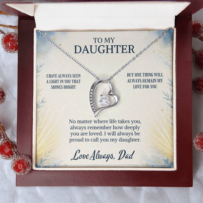 C96 - When Life Asks You To Be Strong Remember You Have Always Been Stronger Than You Know - Forever Love Necklace
