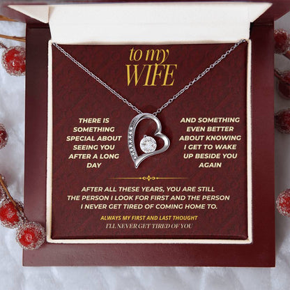 S114 - You Are My Favorite Hello And Goodbye – Forever Love Necklace From Husband