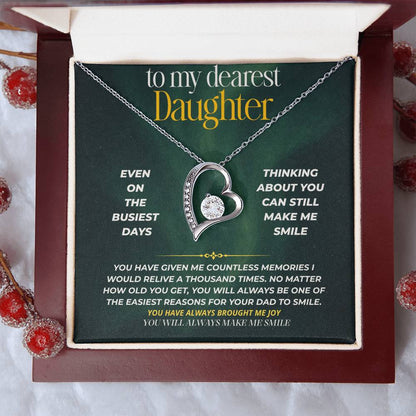 S245 - You Are My Forever Reason To Smile – Forever Love Necklace From Dad