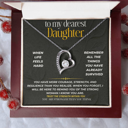 S215 - You Are Stronger Than You Think – Forever Love Necklace From Dad